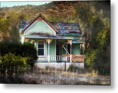 Roof Metal Print featuring the photograph Alice's house by Micah Offman