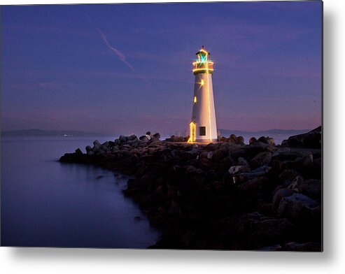 Lighthouse Metal Print featuring the photograph All Dressed Up for the Holidays by Morgan Wright