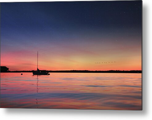 Sunset Metal Print featuring the photograph Almost Paradise by Lori Deiter