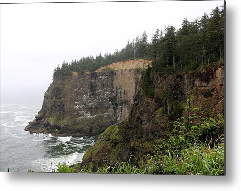 Oregon Coast Metal Print featuring the photograph Along the Oregon Coast - 8 by Christy Pooschke