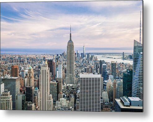 Manhattan Skyline Metal Print featuring the photograph Amazing Manhattan by Az Jackson