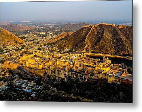 Amer Metal Print featuring the photograph Amer Fort by M G Whittingham