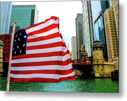 Chicago Metal Print featuring the photograph American Chi by D Justin Johns