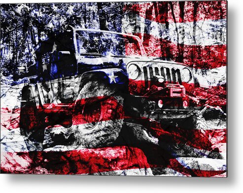 Jeep Metal Print featuring the photograph American Rock Crawler by Luke Moore