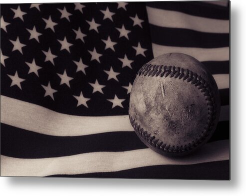 Baseball Metal Print featuring the photograph America's Game by Eugene Campbell