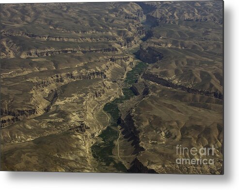 Aerail Metal Print featuring the photograph An Afghan Valley by Tim Grams