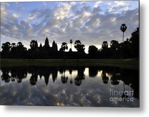 Angkor Wat Metal Print featuring the photograph Angkor Wat 1 by Andrew Dinh
