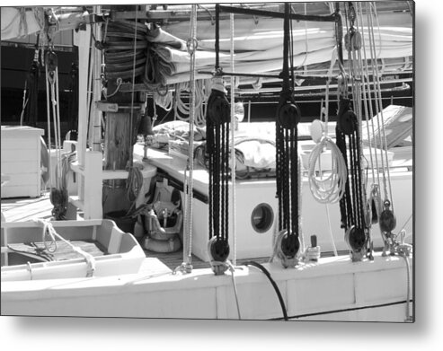  Metal Print featuring the photograph Annapolis Boat by Polly Castor
