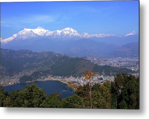 Himalayan Metal Print featuring the photograph Annapurna Mountain Range by Aidan Moran