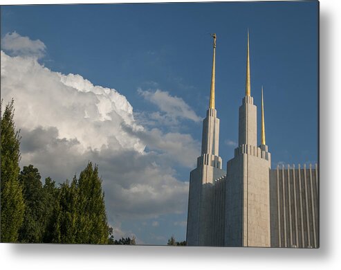 Architecture Metal Print featuring the photograph Another beautiful day by Brian Green