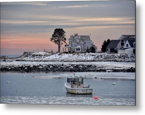 Winter Metal Print featuring the photograph Another Day At Rye by Tricia Marchlik