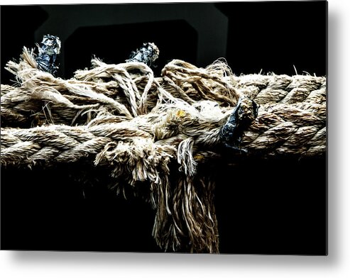 Rope Metal Print featuring the photograph Another Piece of Rope by Adriana Zoon