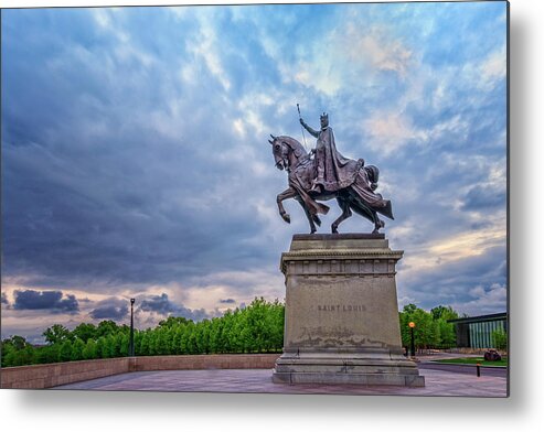 Apotheosis Of St. Louis Metal Print featuring the photograph Apotheosis Of St Louis _DSC4741_16 by Greg Kluempers