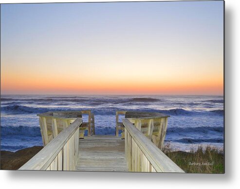 Obx Sunrise Metal Print featuring the photograph April 2016 Sunrise by Barbara Ann Bell