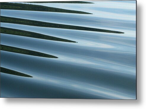 Waves Of Blue Metal Print featuring the photograph Aquarius by Cathie Douglas