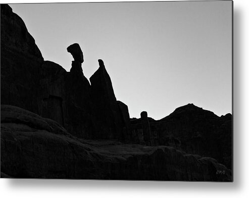 Arches Metal Print featuring the photograph Arches NP XVI BW by David Gordon