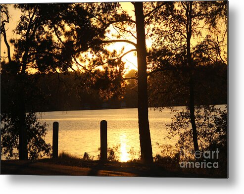 Sunset Metal Print featuring the photograph As Another Day Closes by Kathy White