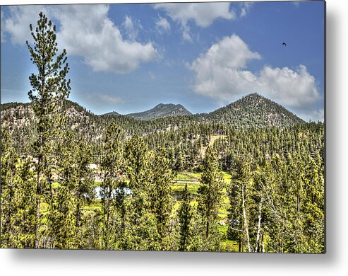 Usa Metal Print featuring the photograph As the Heavens Smile by Deborah Klubertanz