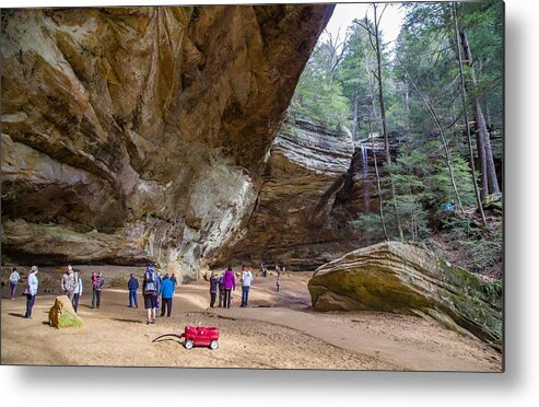 Cliff Metal Print featuring the photograph Ash Cave Waterfall by Kevin Craft