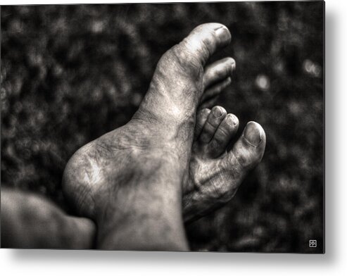Feet Metal Print featuring the photograph At Rest by John Meader