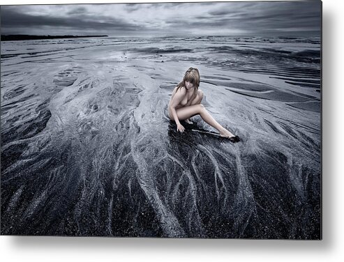 Iceland Metal Print featuring the photograph At Worlds End by Sigthor Markusson