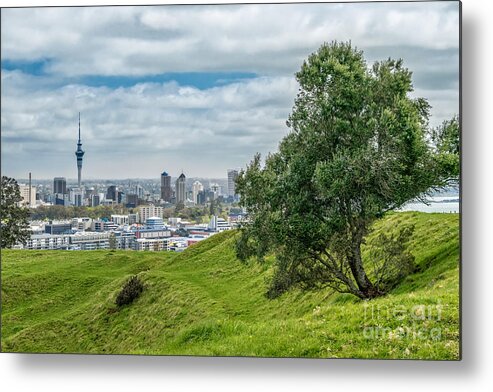 Auckland Metal Print featuring the photograph Auckland skyline by Martin Capek