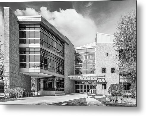 Augsburg University Metal Print featuring the photograph Augsburg University Lindell Library by University Icons