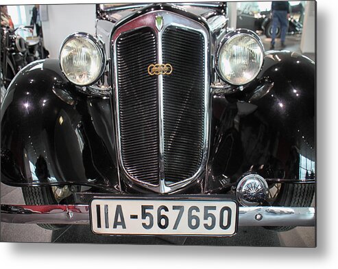 Auto Union Metal Print featuring the photograph Auto Union Grill by Lauri Novak