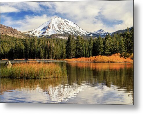 Autumn Metal Print featuring the photograph Autumn At Mount Lassen by James Eddy
