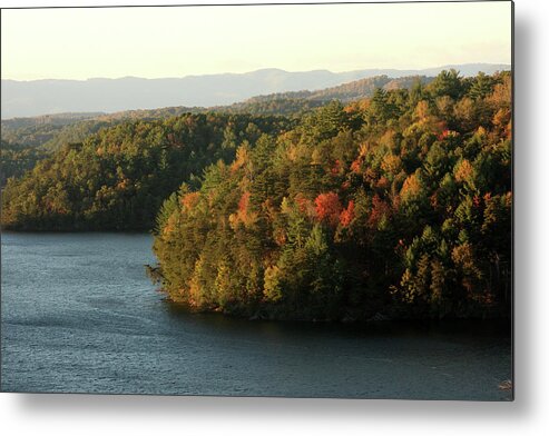 Lake Metal Print featuring the photograph Autumn at Philpott Lake, Virginia by Emanuel Tanjala