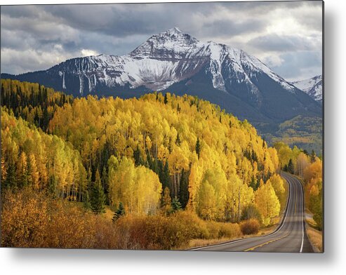 Colorado Metal Print featuring the photograph Autumn Road Trip by Jared Perry