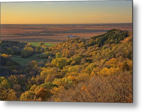 Flora Metal Print featuring the photograph Autumn View At Waubonsie State Park by Ed Peterson