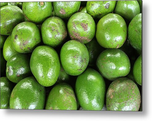 Food Metal Print featuring the photograph Avocados 243 by Michael Fryd