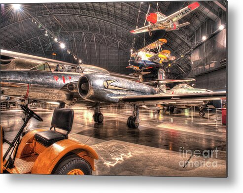 Dayton Metal Print featuring the photograph Avro CF-100 Mk IV Canuck by Greg Hager