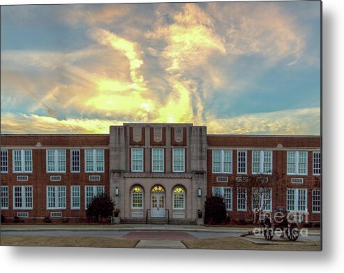 Bchs Metal Print featuring the photograph B C H S at Sunset by Charles Hite
