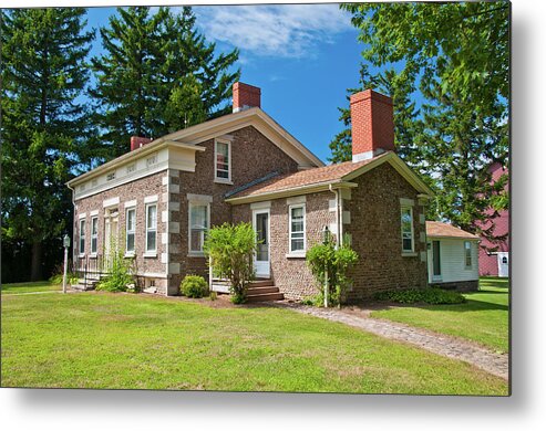 Farm Metal Print featuring the photograph Babcock House Museum 2250 by Guy Whiteley