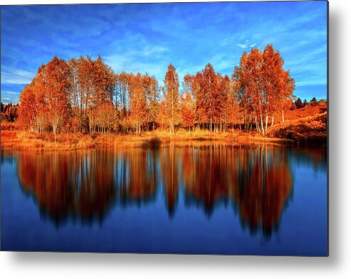 Landscape Metal Print featuring the photograph Back From The Edge by Philippe Sainte-Laudy