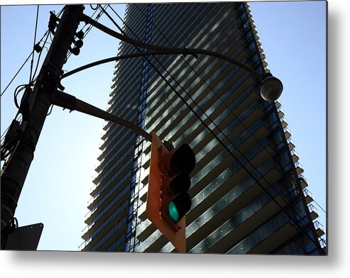 Urban Metal Print featuring the photograph Back Light by Kreddible Trout