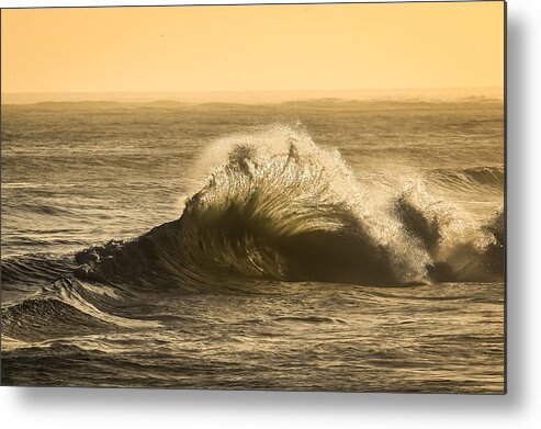 Ocean Metal Print featuring the photograph Backwash 7 by Zach Brown