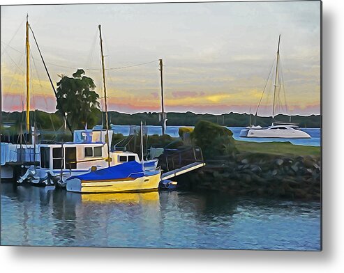 Australia Metal Print featuring the photograph Ballina Boats by Dennis Cox