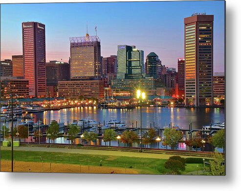 Baltimore Metal Print featuring the photograph Baltimore in Vivid Color by Frozen in Time Fine Art Photography