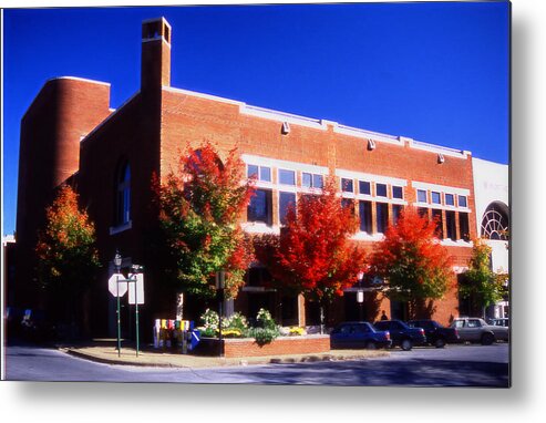 Bank In Fayetteville Metal Print featuring the mixed media Bank in Fayetteville by Curtis J Neeley Jr