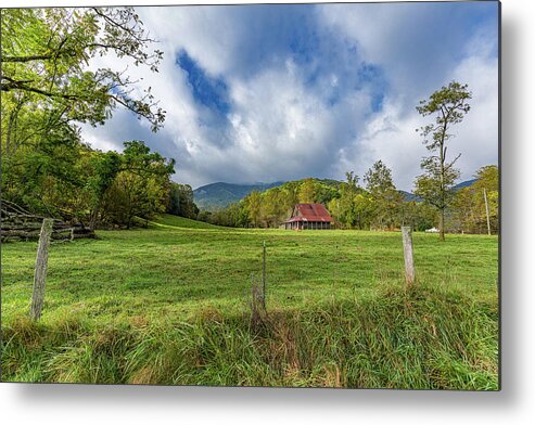 Carolina Metal Print featuring the photograph Barn in the Meadow by Tim Stanley