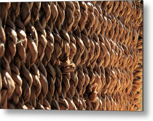 Basket Weave Metal Print featuring the photograph Basket Weave by Valerie Collins