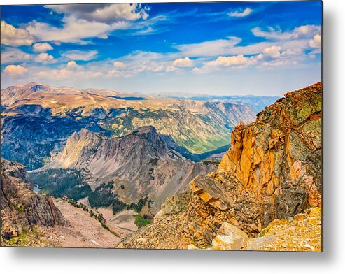 Adventure Metal Print featuring the photograph Beartooth Highway Scenic View by John M Bailey