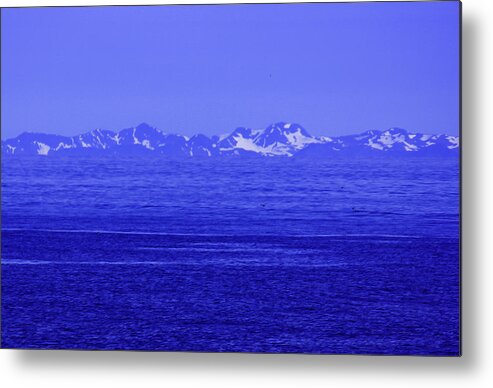 Landscape Metal Print featuring the photograph Beautifully Blue by Michael Nowotny