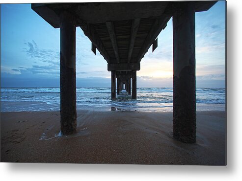 Pier Metal Print featuring the photograph Before the dawn by Robert Och