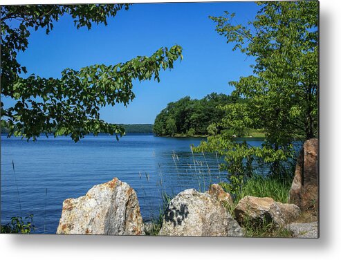 Maine Metal Print featuring the photograph Beside the pond by Jane Luxton