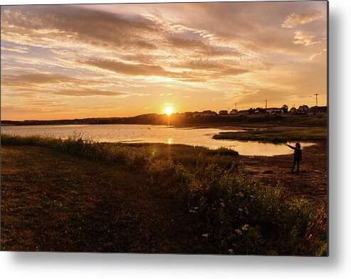 Bluffs By The Ocean Metal Print featuring the photograph Besides North Rustico Harbor by Chris Bordeleau