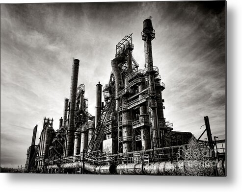 Bethlehem Metal Print featuring the photograph Bethlehem Steel by Olivier Le Queinec